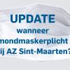 Mondmaskerbeleid vrijdag 24 maart
