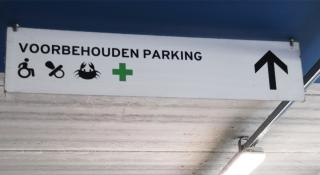 voorbehouden parking