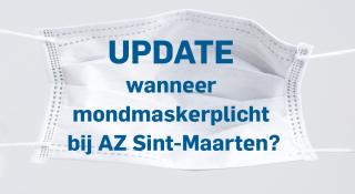 Mondmaskerbeleid vrijdag 24 maart